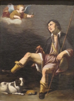 Saint Roch and the Angel by Guy François