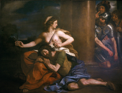 Samson and Delilah by Guercino