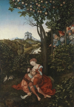 Samson und Delila by Lucas Cranach the Elder