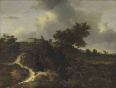 Sandhügel mit Bäumen bewachsen by Jacob van Ruisdael