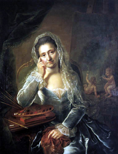 Self-portrait by Anna Rosina de Gasc