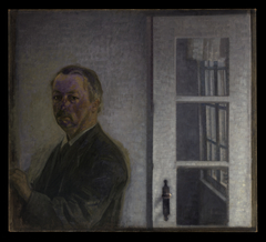 Self-Portrait at Spurveskjul by Vilhelm Hammershøi