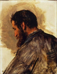 Sketch of a Man's Head (James Black) by James Clarke Hook