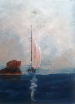 small sailboat by ΔΗΜΗΤΡΗΣ ΔΗΜΗΤΡΙΑΔΗΣ