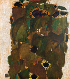 Sonnenblumen I by Egon Schiele