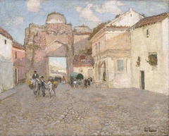 Square in Cordova by Frits Thaulow