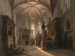 St. Andreas church near Eisleben by Carl Graeb