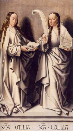 St. Odilia and St. Cecilia by Master of Frankfurt