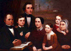 Steele Family Portrait by Henry Sanderson