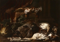 Still Life of Dead Game by Jacob van der Kerckhoven