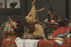 Still Life with a Dead Stag by Frans Snyders