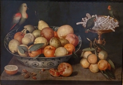 Still Life with Birds by Peter Binoit