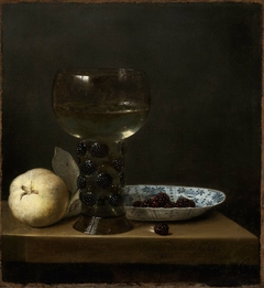 Still Life with Goblet and Fruit by Jan Jansz van de Velde