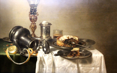 Still Life with Goblet Holder by Pieter Claesz