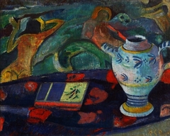 Still Life with Quimper Pitcher by Paul Gauguin