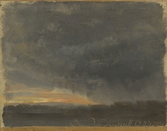 Storm Clouds with Rain by Johan Christian Dahl