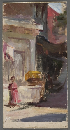 Street fragment. From the journey to Constantinople by Jan Ciągliński