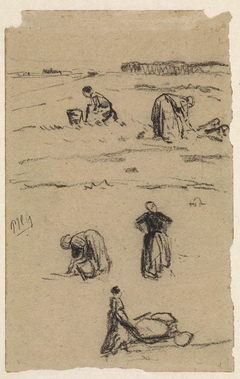 Studies van vrouwen op het land by Paul Joseph Constantin Gabriël