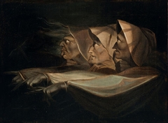 Study for the three witches in Macbeth by Johann Heinrich Füssli