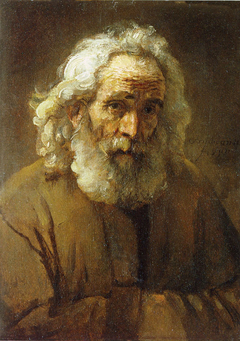 Study of an Old Man with a Beard by Rembrandt