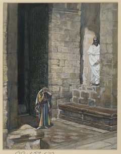 The Adulterous Woman Alone with Jesus by James Tissot