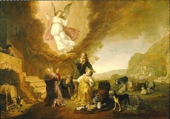 The Angel Raphael Leaving Tobias's Family by Jan Baptist Weenix