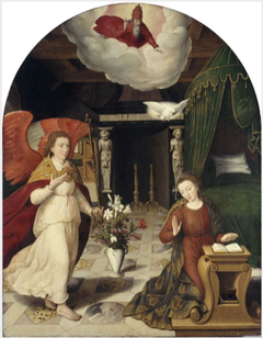 The Annunciation by Pieter Claeissens the Elder