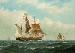 The barque Peerless by Richard Henry Nibbs