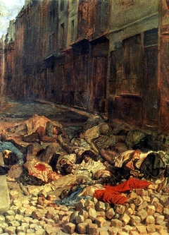 The Barricade, rue de la Mortellerie, June 1848 by Jean-Louis-Ernest Meissonier