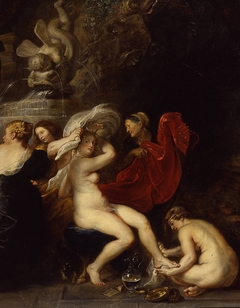 The bath of Diana by Peter Paul Rubens