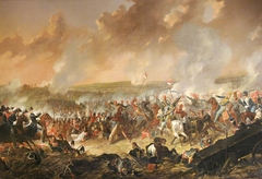 The Battle of Waterloo,  18th June 1815 by Denis Dighton