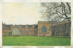 The Bishop's Palace at Wells by Matthew Grayson