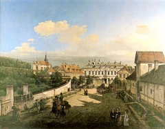 The Blue Palace in Warsaw by Bernardo Bellotto