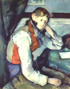 The Boy in the Red Vest by Paul Cézanne