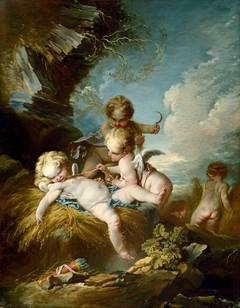 The Cherub Harvesters by François Boucher