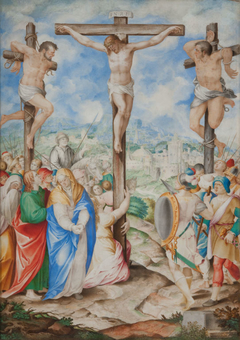 The Crucifixion by Giovanni Battista Castello