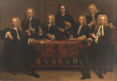 The directors of the surgeon's guild of Amsterdam, 1737 by Jan Maurits Quinkhard