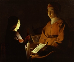 The Education of the Virgin by Georges de La Tour