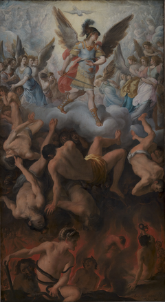 The Fall of the Angels by Eugenio Caxés