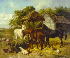 The Farmyard by John Frederick Herring