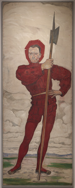 The Halberdier by Ferdinand Hodler