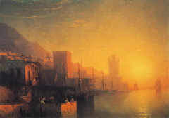 The Island of Rhodes by Ivan Ayvazovsky