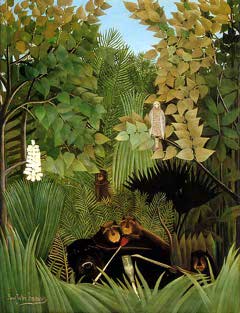 The Merry Jesters by Henri Rousseau