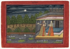 The Month of Ashvin (September-October), from a manuscript of the Barahmasa ("Twelve Months") by Anonymous