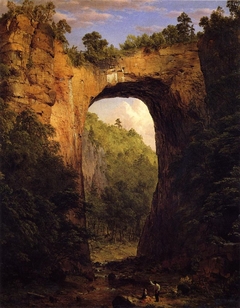 The Natural Bridge, Virginia by Frederic Edwin Church