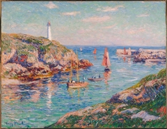 The Port of Douvelan by Henry Moret