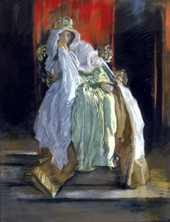 The Queen in "Hamlet" by Edwin Austin Abbey