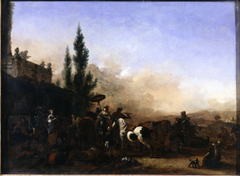 The Return from Hawking by Philips Wouwerman