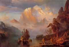 The Rocky Mountains by Albert Bierstadt