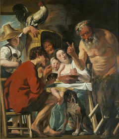 The satyr and the peasant (Göteborg) by Jacob Jordaens